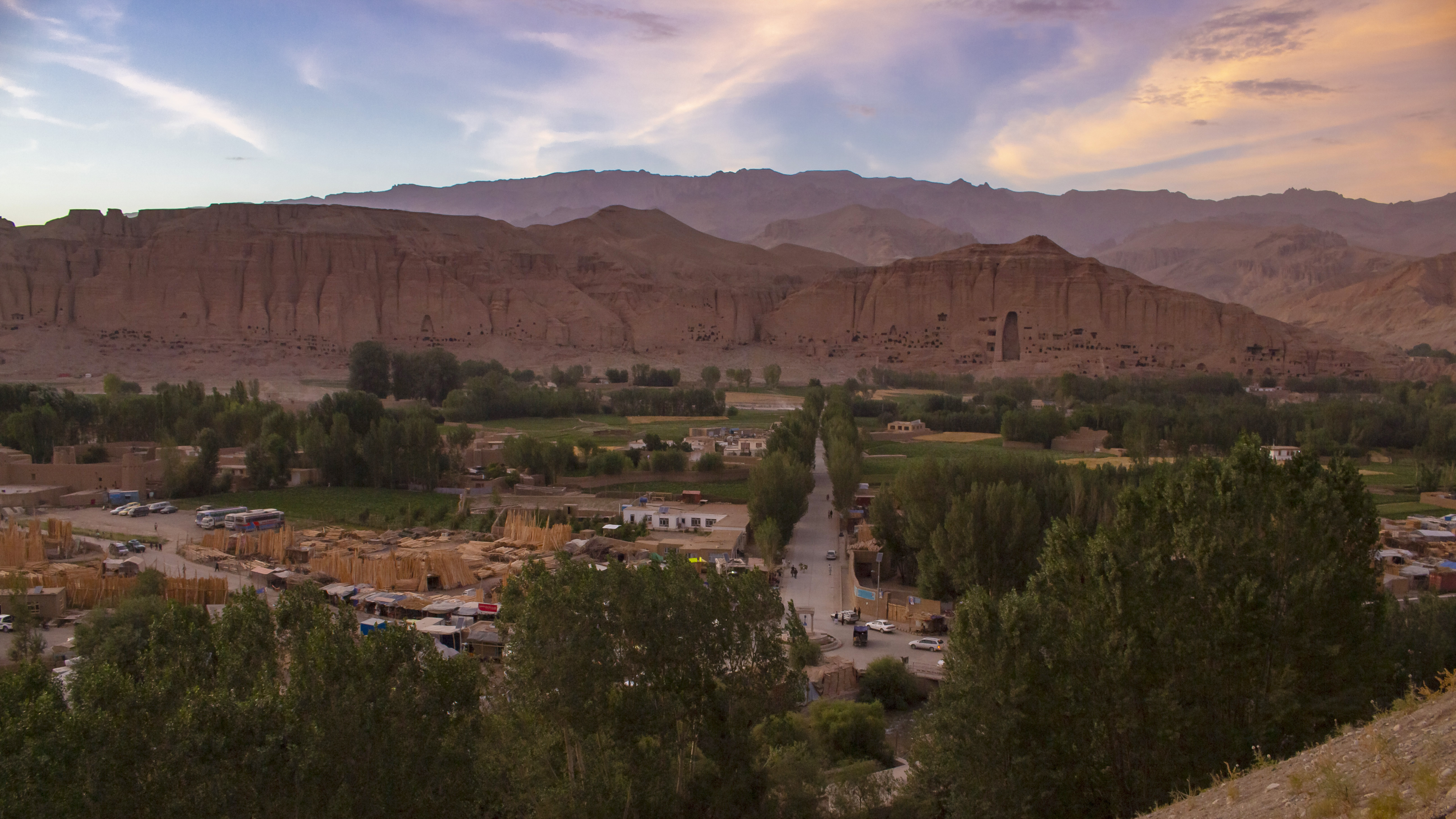 The Bamyan Valley, central Afghanistan